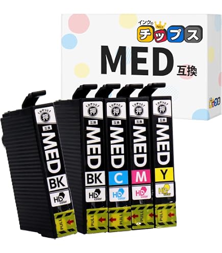 Amazon.co.jp: エプソンEW-456A EW-056A対応 MED-BKインク エプソン用